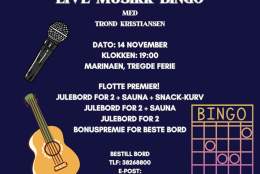 Musikk Bingo på Marinaen