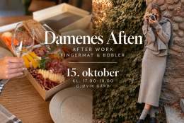 Damenes aften - after work, fingermat, bobler og motevisning