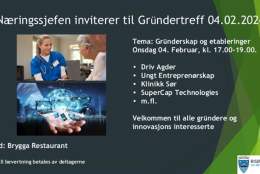 Næringssjefen inviterer til Gründertreff