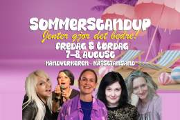 Sommerstandup på Håndverkeren: Jenter gjør det bedre!