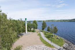 The pole monolith in Gjøvik