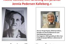 TORSDAGSKVELD PÅ FORTET - 19.mars kl 19.00 "Min fortelling om jordmor Jennia Pedersen Kalleberg" Foredrag av Gunvor Engtrø