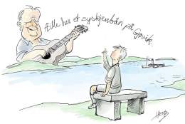 Avduking av «Syskjenbånet» med musikalske innslag