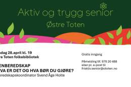 Temakveld: Egenberedskap - hva er det og hva bør du gjøre?
