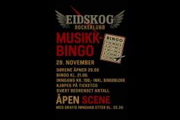 Musikkbingo med åpen scene