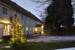 Julekoldtbord på kafeen på Peder Balke-senteret