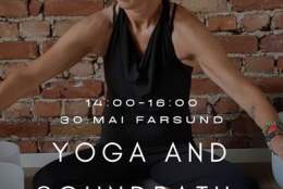 Farsund: Restorativ yoga og lydreise 30. Mai.