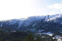 Randonee skiing to Hengjefjell