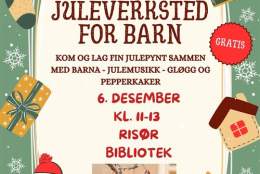 Juleverksted for barn på Risørhuset