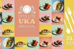 Spis ute uka i Arendal 23.-29. mars
