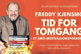 Freddy Kjensmos humorshow Tid For Tomgang - et ANTI-motivasjonsforedrag.