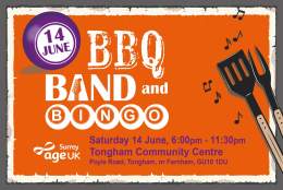 Age UK Surrey's Summer BBQ, Band & Bingo Fundraising Evening