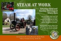 Steam at Work | The Rural Life Living Museum