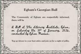 Egham's Georgian Ball
