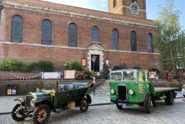 Historic vehicles, Guildford High Street