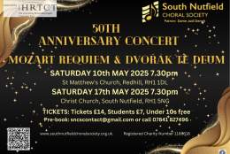 South Nutfield Choral Society 50th Anniversary Concerts