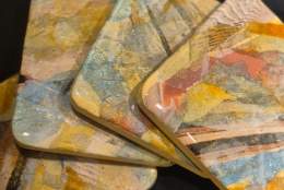 Mixed Media and Resin Coasters | The Guildford Institute