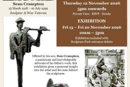 Sean Crampton Exhibition - Art, Courage & Faith | The Sculpture Park