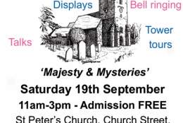 Discover the Majesty & Mysteries of St Peter's Church this Heritage Open Day