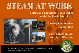 Steam at Work | Rural Life Living Museum