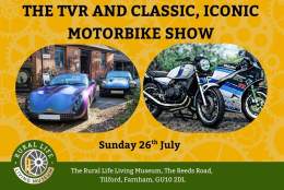 The TVR and Classic, Iconic Motorbike Show | The Rural Life Living Museum