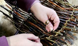 Weave a Willow Tension Tray in the Walled Garden