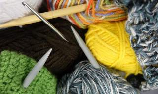 Knitting at The Mill