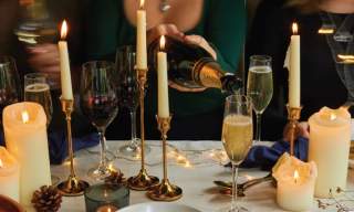 Christmas party menu at Brasserie Blanc