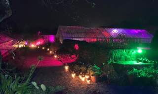 Clovelly Court Gardens Christmas Illuminations