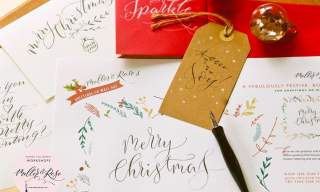 Christmas Calligraphy Workshop at Highgrove