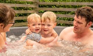 Sunset Lodges at Cotswold Farm Park