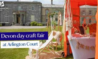 Devon Day craft fair at Arlington Court