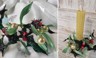 Christmas flower resin & candle workshop
