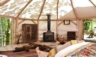 The Far Out Yurt at Westley Farm