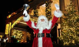Christmas lights switch on at Pittville Pump Room