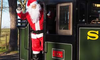 Santa Specials at Woody Bay Station