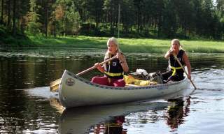 Kanopadling på Oggevatn