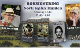 Boksignering Lena Aardahl og Tom Aardahl
