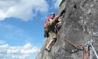 Climbing in Nomelandsfjellet Setesdal