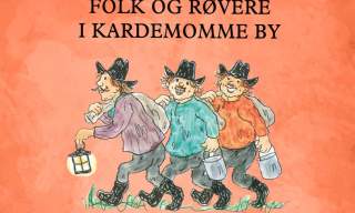 Diorama - Folk og røvere i Kardemommeby