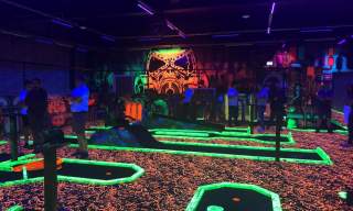 Sprett Minigolf Glow, Askim