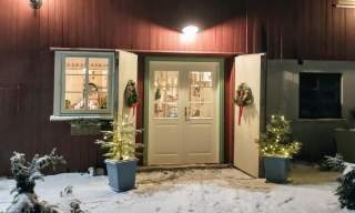 Julebord i grenseland på Lilleheier Gård