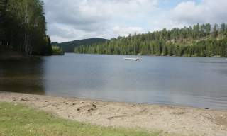 Solbergfoss badeplass, Askim