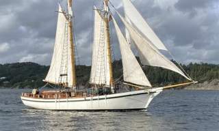 Seilas fra Farsund til Arendal med Skonnerten AIDA