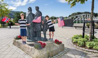 Utvandrermonumentet i Kvinesdal