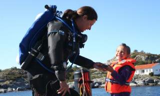 Diving at Skottevik Feriesenter