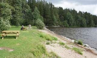 Tjuvholmen badeplass, Marker