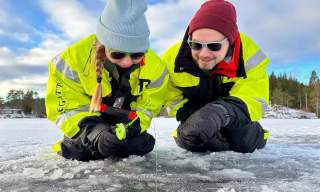 Abenteuer Eisfischen in Südnorwegen