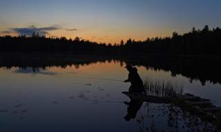 Fishing in Vansjo