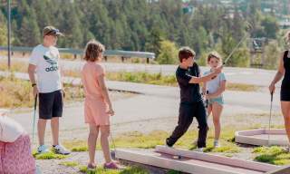 Minigolf in Bortelid